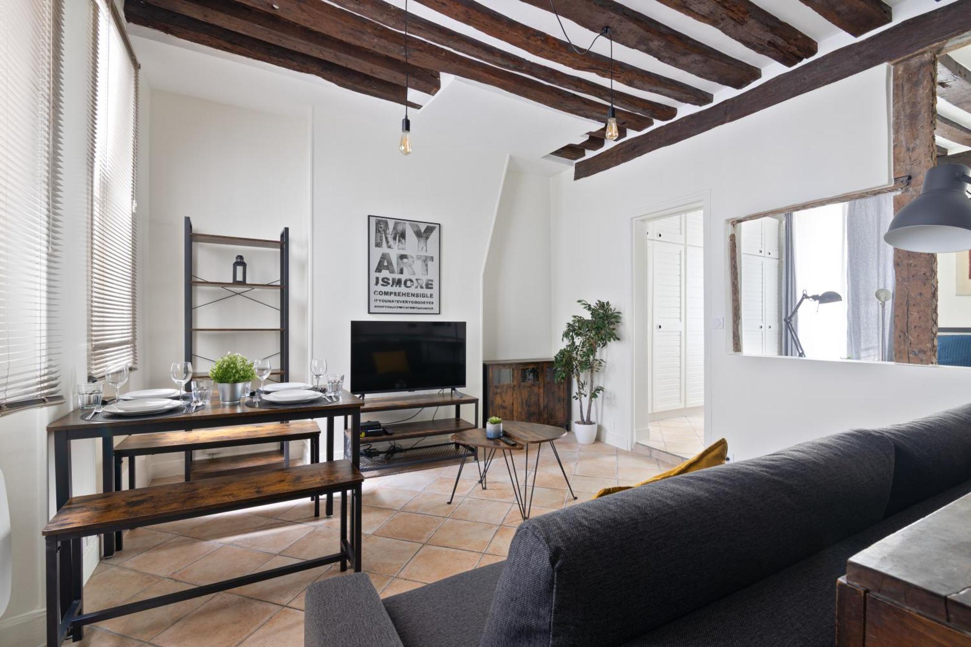 Appartement Heart Of - 1br - 4p - Le Marais 7 Free Netflix *