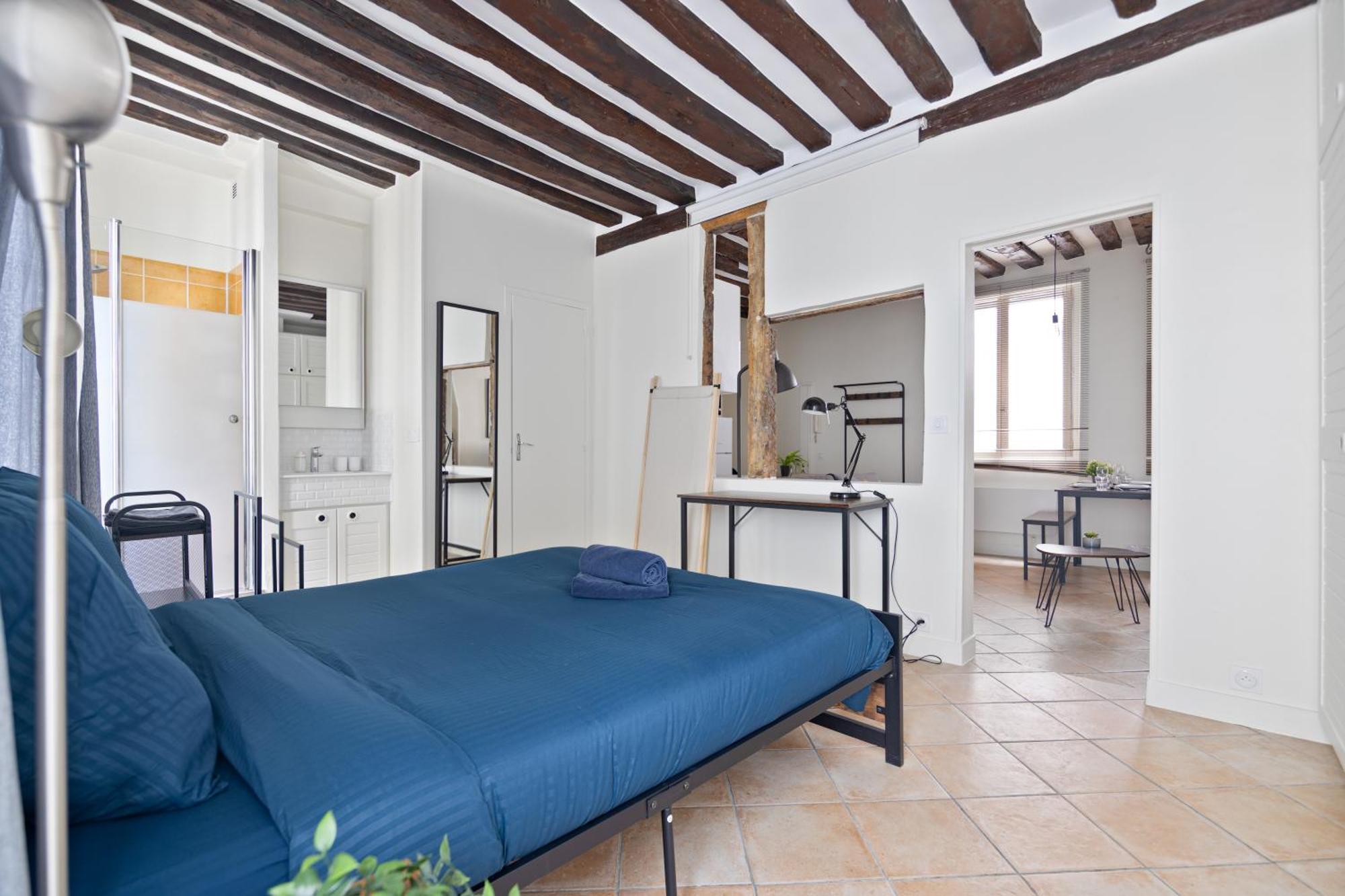 Appartement Heart Of - 1br - 4p - Le Marais 7 Free Netflix Parijs